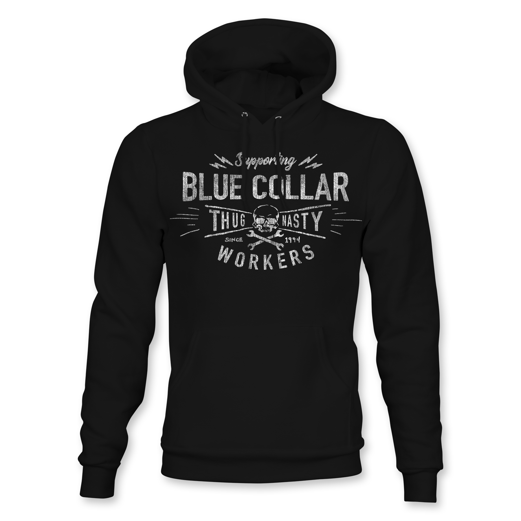 Support Blue Collar Workers Hoodie