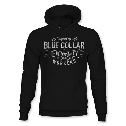 Support Blue Collar Workers Hoodie