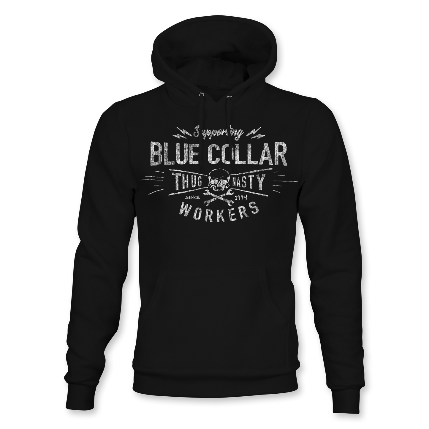 Support Blue Collar Workers Hoodie
